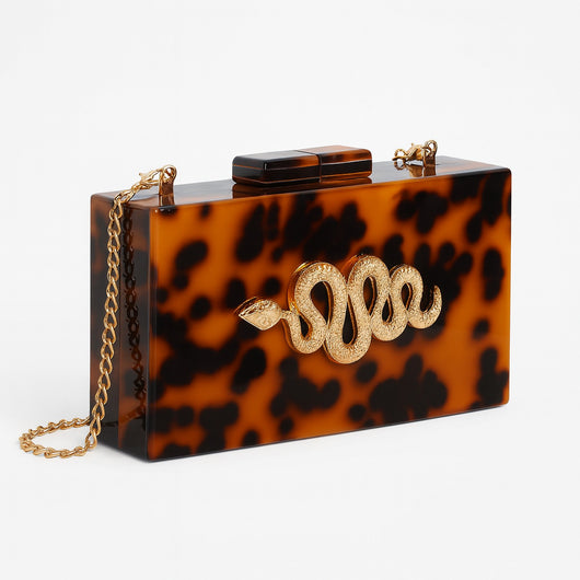 Clutch Estampado Leopardo en Acrílico - Image 7