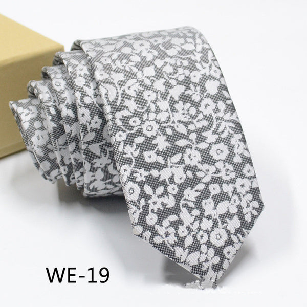Corbata Elegante para Hombre 6cm Aguja Fina Nano Impermeabilizada Estilo Vintage 1960