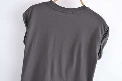 Playera Femenina Cuello Redondo Manga Corta con Moño Estampado - Image 19