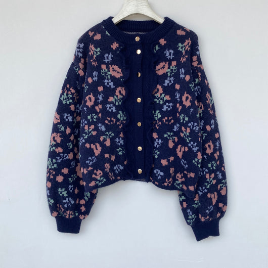 Cardigan Holgado Estilo Universitario para Mujer - Image 11