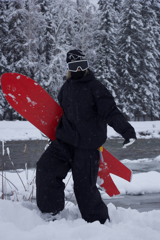 Chaqueta de Snowboard Impermeable y Transpirable con Adhesivo de Presión Total - Image 9