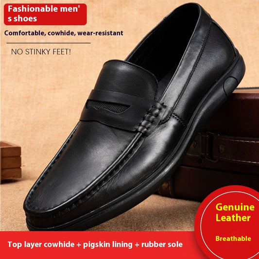 Zapatos de Cuero para Hombre Otoño Suela Blanda y Cómoda - Image 2