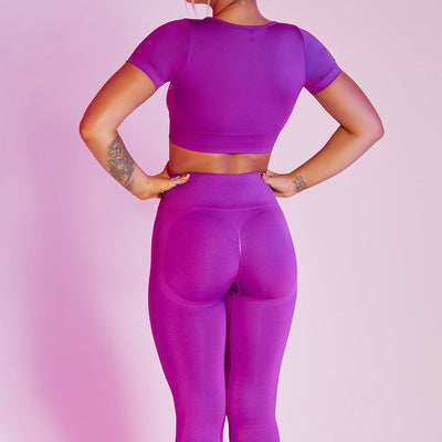 Ropa Deportiva Mujer Manga Larga sin Costuras para Yoga y Fitness - Image 36