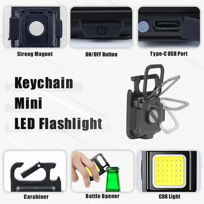 Linterna LED Recargable Compacta COB - Luz de Emergencia USB Portátil - Image 4