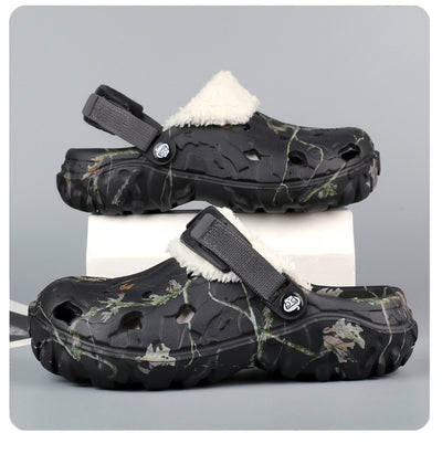 Pantuflas de Algodón con Suela Gruesa y Forro Polar - Zapatos Cálidos Cerrados - Image 21