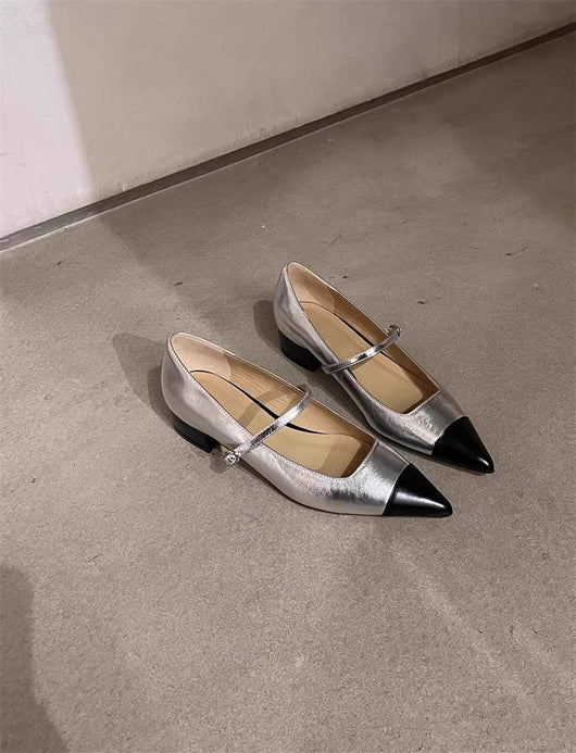 Zapatos Mary Jane con Tacón Medio y Punta Afilada para Mujer - Image 20