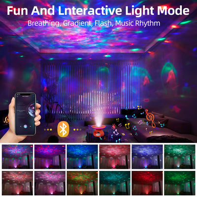 Proyector de Cielo Estrellado LED con Altavoz Bluetooth y Luz de Ambiente - Image 12