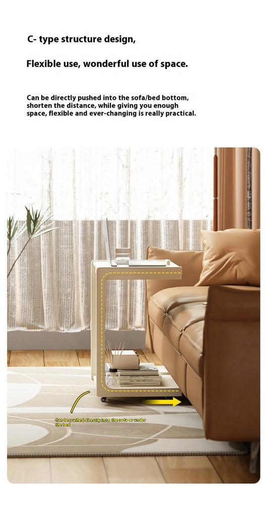 Mesa Auxiliar de Madera Maciza con Almacenamiento Removible - Image 16