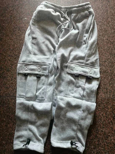 Pantalones Cargo Holgados con Múltiples Bolsillos para Hombre - Image 13