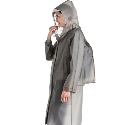 Mochila Escolar Impermeable 2 en 1 con Poncho de Lluvia - Image 3