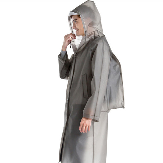 Mochila Escolar Impermeable 2 en 1 con Poncho de Lluvia - Image 3