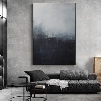 Cuadro Abstracto Moderno en Óleo - Arte de Pared Minimalista sin Marco - Image 5