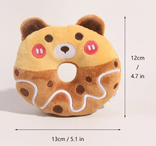 Juguete Interactivo Peluche Donut Teddy VIP para Gatos y Perros Pequeños y Medianos - Image 3