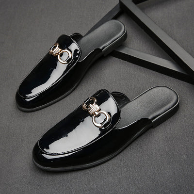 Pantuflas de Cuero para Hombre sin Talón - Cómodas y Fáciles de Poner - Image 4