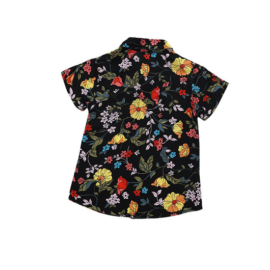 Camisa Infantil con Estampado Floral y Cuello Solapa - Image 5