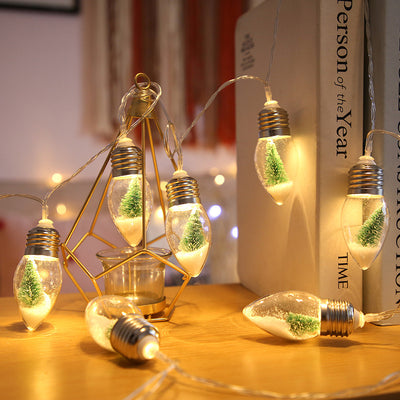 Luces LED Decorativas Botellas de Deseos - Guirnalda Navideña a Batería