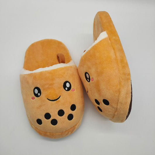 Pantuflas Peluche Té con Leche y Perlas - Diseño Adorable y Divertido - Image 10
