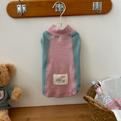 Playera de Algodón para Mascota con Mangas Bicolor - Image 16