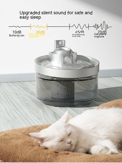 Fuente de Agua para Gatos con Inducción Inalámbrica - Image 11