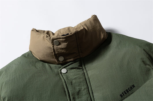 Abrigo Acolchado de Algodón con Cuello Alto - Image 12