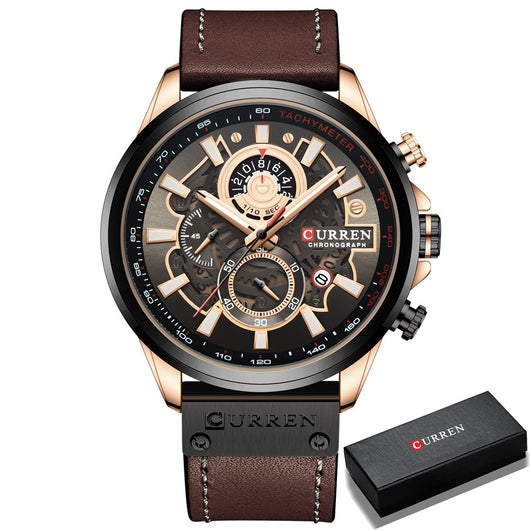 Reloj Multifuncional con Calendario y Correa Resistente al Agua para Hombre - Image 22