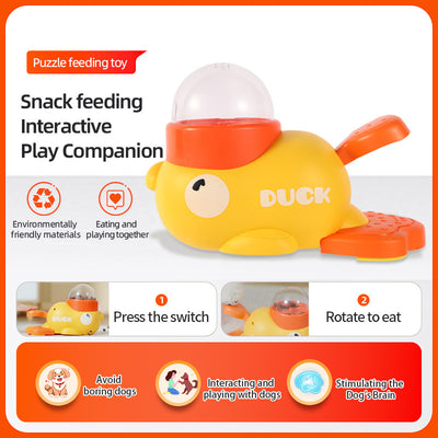 Comedero Interactivo para Perros con Diseño de Pato - Juguete Dispensador Antideslizante - Image 5