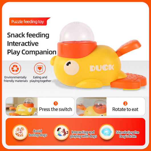 Comedero Interactivo para Perros con Diseño de Pato - Juguete Dispensador Antideslizante - Image 5