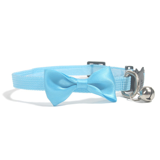 Collar Ajustable para Mascotas con Moño, Campana y Hebilla de Seguridad - Image 17