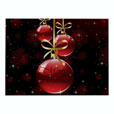 Mantel Individual Navideño Rojo - Algodón y Lino - Image 16