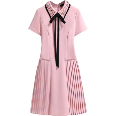 Vestido Midi Estilo Occidental con Cuentas - Romántico y Elegante - Image 3