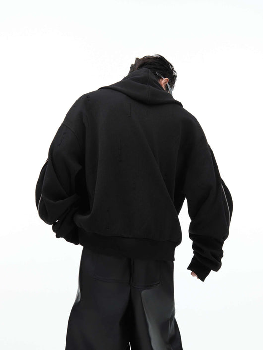 Chaqueta Larga Pesada de Manga Larga para Hombre - Otoño e Invierno - Image 3