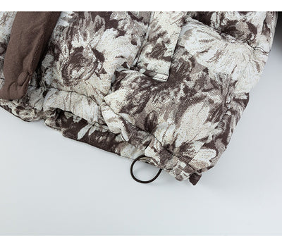 Chaqueta Acolchada Suelta Estampada - Abrigo Corto Grueso - Image 19
