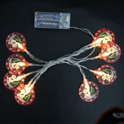 Cadena de Luces LED Multiusos - Árbol de Navidad, Muñeco de Nieve y Decoración Temática - Image 14