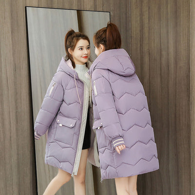 Chaqueta Acolchada Larga para Mujer - Calidez y Estilo - Image 11