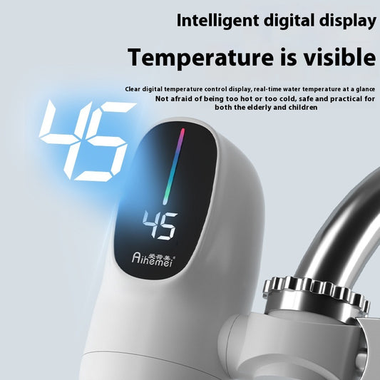 Grifo Calentador Instantáneo Eléctrico - Agua Caliente y Fría Dual