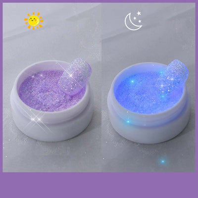 Polvo Brillante para Uñas - Azúcar Luminoso con Efecto Glow - Image 4