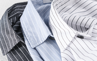 Camisa Manga Larga a Rayas para Hombre - Forro Térmico Primavera Otoño - Image 7
