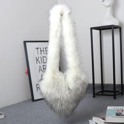Bolso Crossbody de Peluche Suave con Gran Capacidad y Estilo Único - Image 7