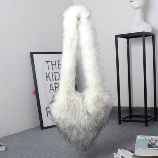 Bolso Crossbody de Peluche Suave con Gran Capacidad y Estilo Único - Image 7