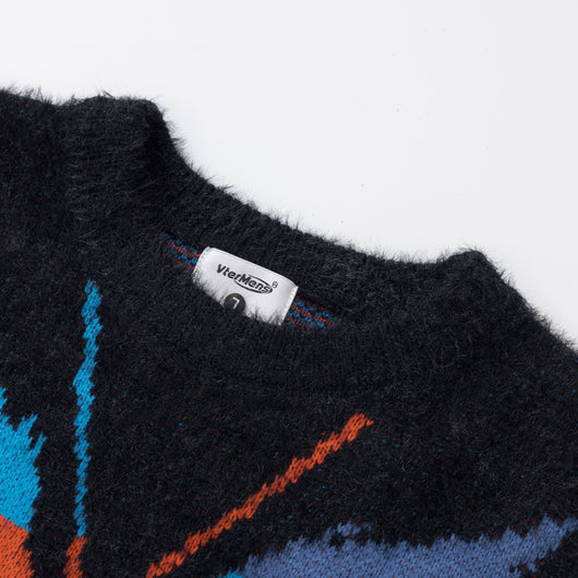 Suéter Pullover Tipo Jacquard con Textura Afelpada - Image 3