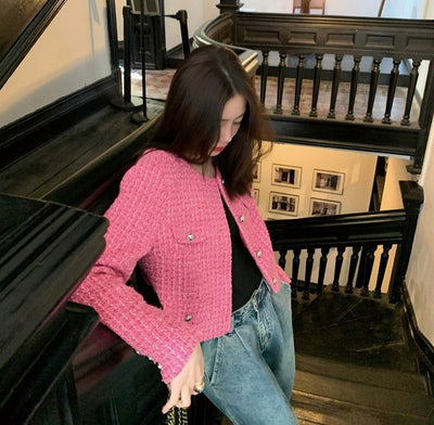 Abrigo Elegante Estilo Chanel para Mujer - Image 10