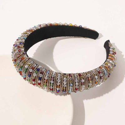 Diadema Ancha Barroca con Cristales para Mujer - Image 19