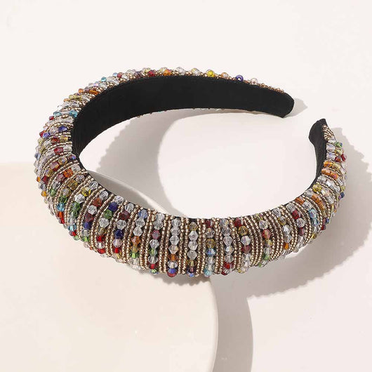 Diadema Ancha Barroca con Cristales para Mujer - Image 19
