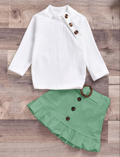 Conjunto Infantil de Algodón Puro con Tirantes Ajustables - Image 9