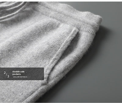 Conjunto de Sudadera con Capucha y Pantalón Tejido de Color Liso para Hombre - Image 13