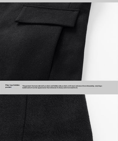 Abrigo de Lana Premium para Hombre Maduro - Estilo Solapa Clásica - Image 6