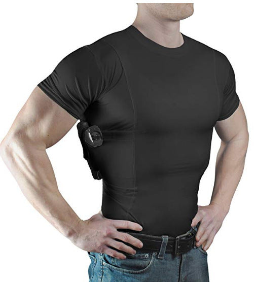 Camiseta Táctica Concealed Holster con Elástico de Alta Compresión - Image 8