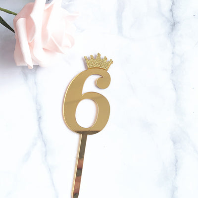 Corona Glitter con Brillo para Tartas de Cumpleaños - Decoración Acrílica - Image 13