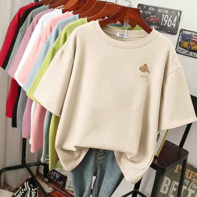 Blusa Cómoda de Algodón Puro para Mujer - Talla Grande - Image 19