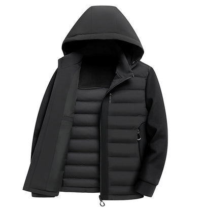 Chaqueta Acolchada de Plumón de Pato con Capucha - Image 14